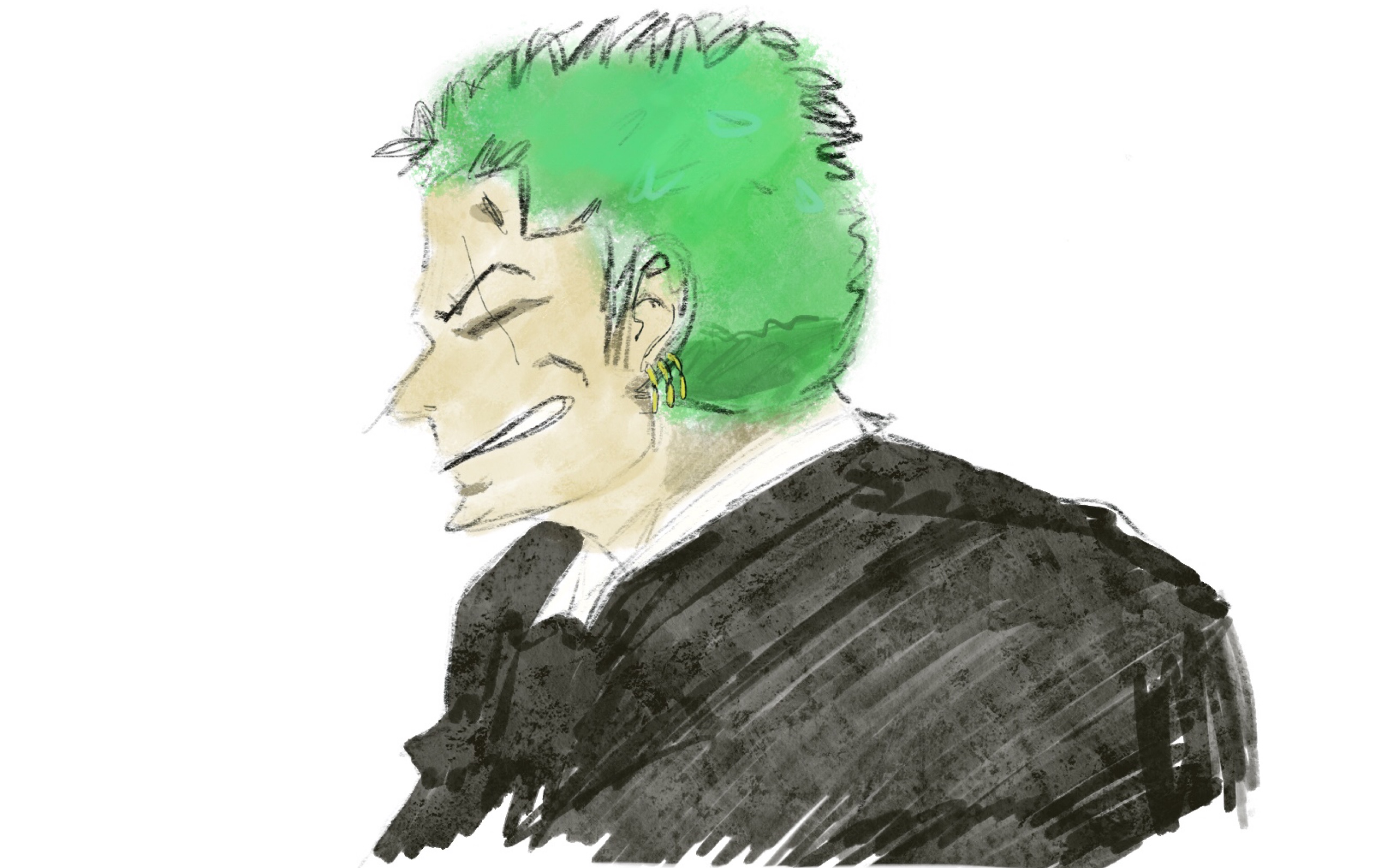 【速写】猕hotel寸头索隆