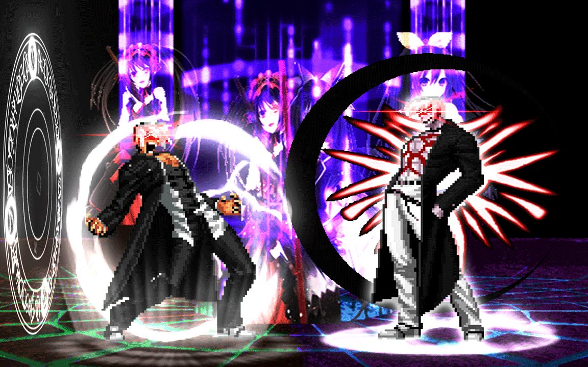 [kof mugen] 起源大蛇八神 vs 白炎大蛇八神 (god mode)