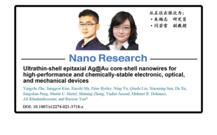 视频解读文献||贵金属晶格外延生长且沉积厚度可控的AgAu核壳纳米线网络,用于高度稳定的柔性电子、光学和机械器件哔哩哔哩bilibili