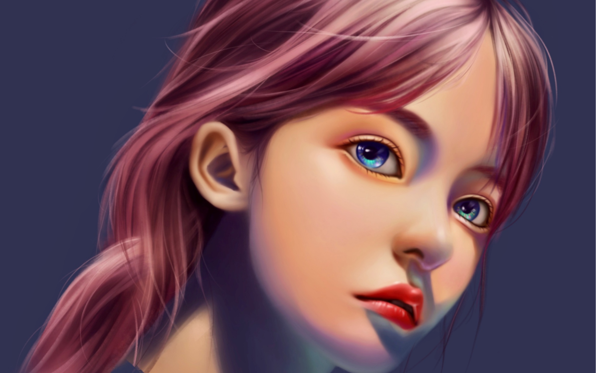 【厚涂】映在脸上的彩虹(二)