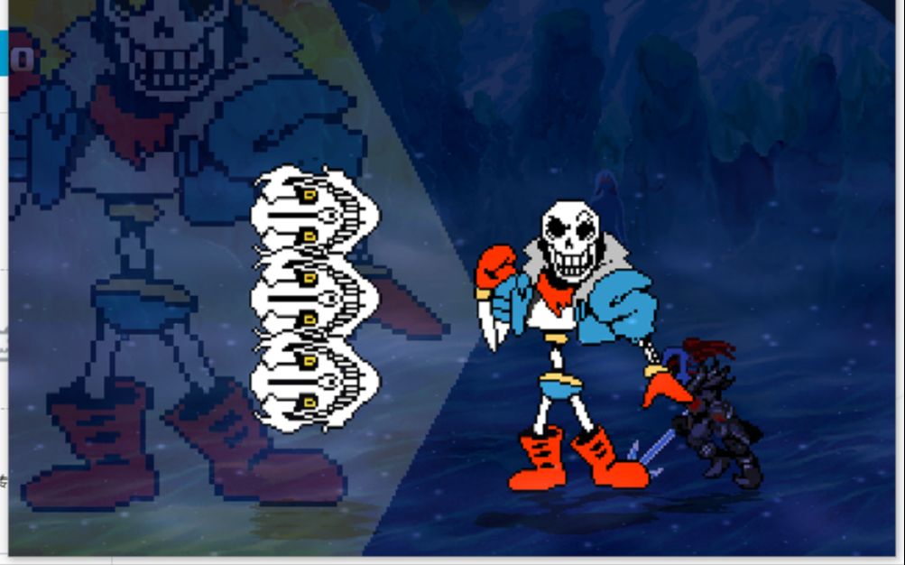 【mugen】不灭的undyne1p vs 全然不信papyrus