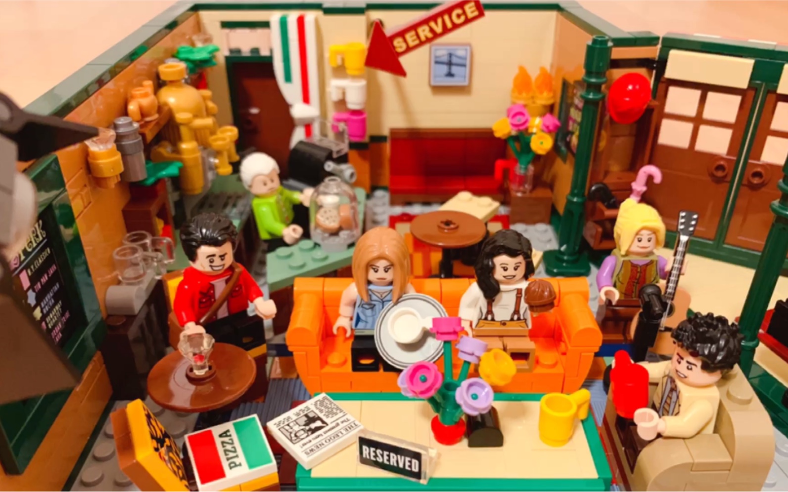 老友记 friends 乐高 lego 全过程