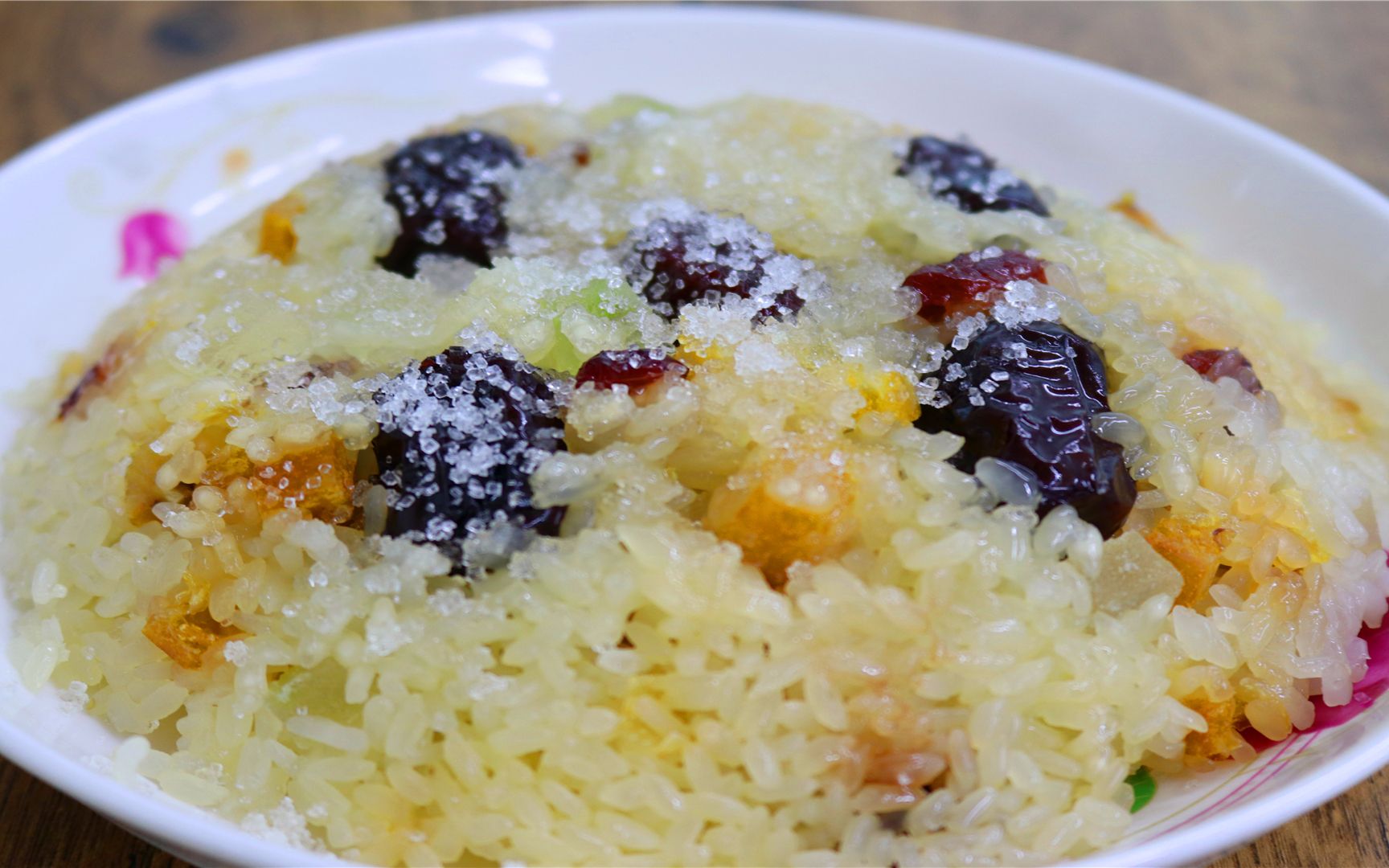 农村宴席上的甜菜,糯米居然能做出来这么美味,女生最爱的一道菜_哔哩