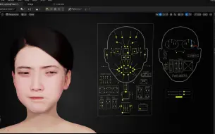 Descargar video: 虚拟偶像如何调出生动的面部表情（1）：初识Metahuman脸部控制面板