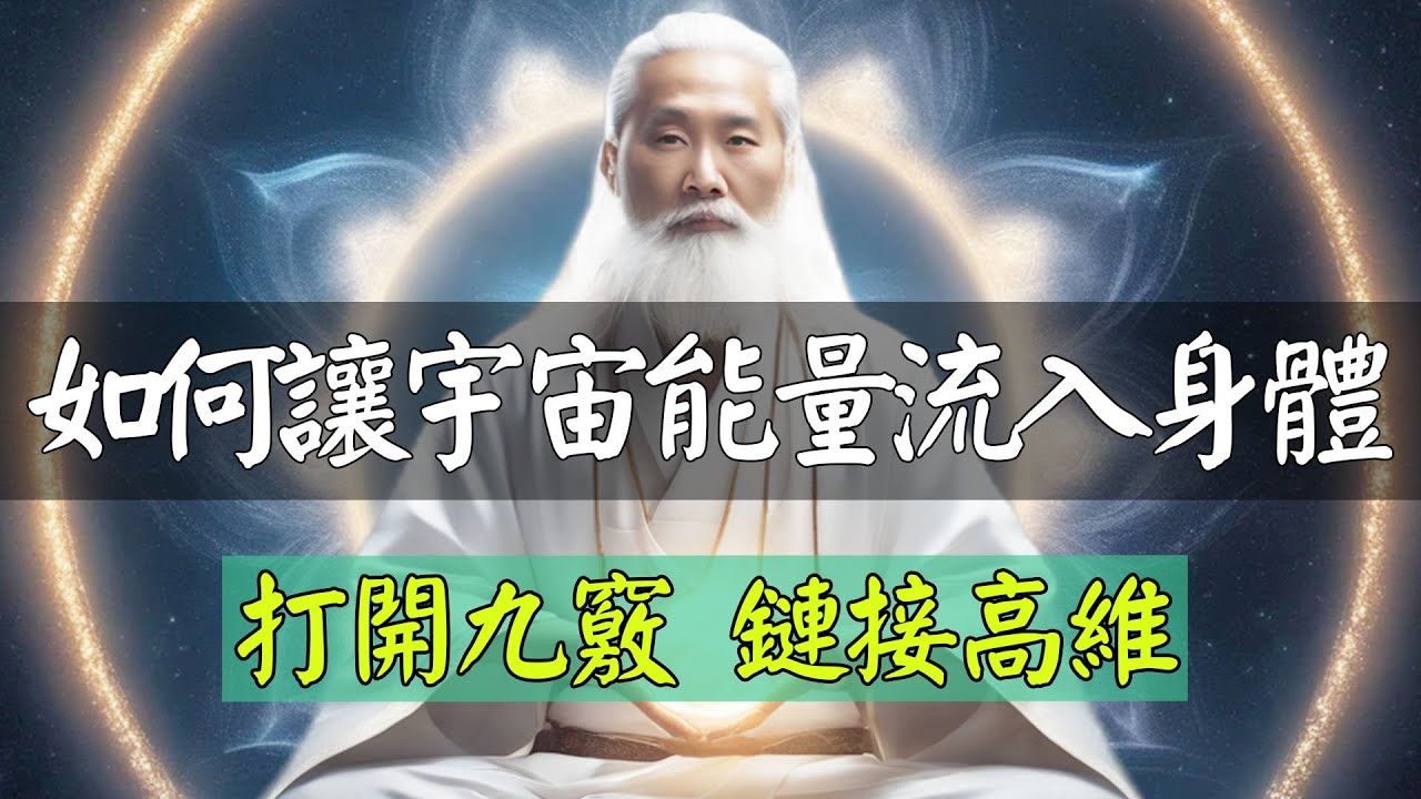 如何让宇宙能量流入你的身体？打开这九窍，链接高维，接收天地能量