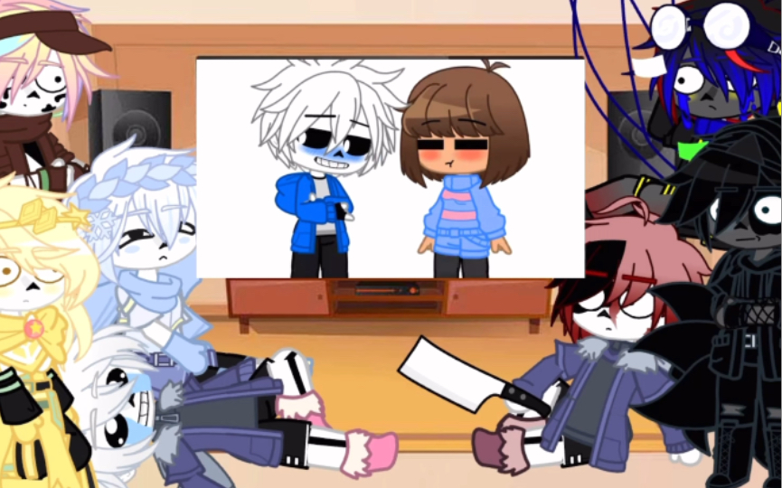 sans aus react to frisk memes / part 3