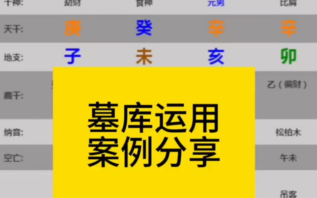 墓库运用的案例分享