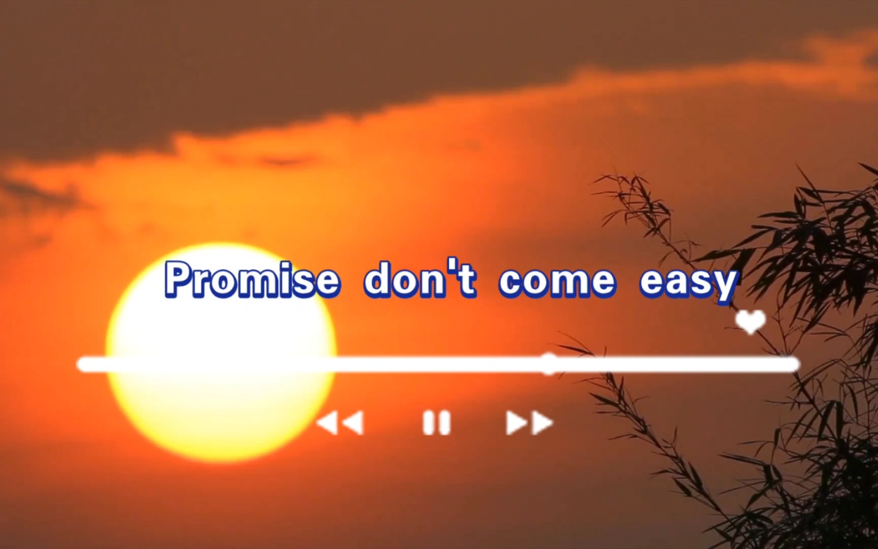 [图]经典老歌《promise don't come easy》