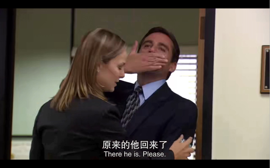 [图]The Office 美剧办公室S2E2 关于办公室性骚扰/来见见Jim的女友