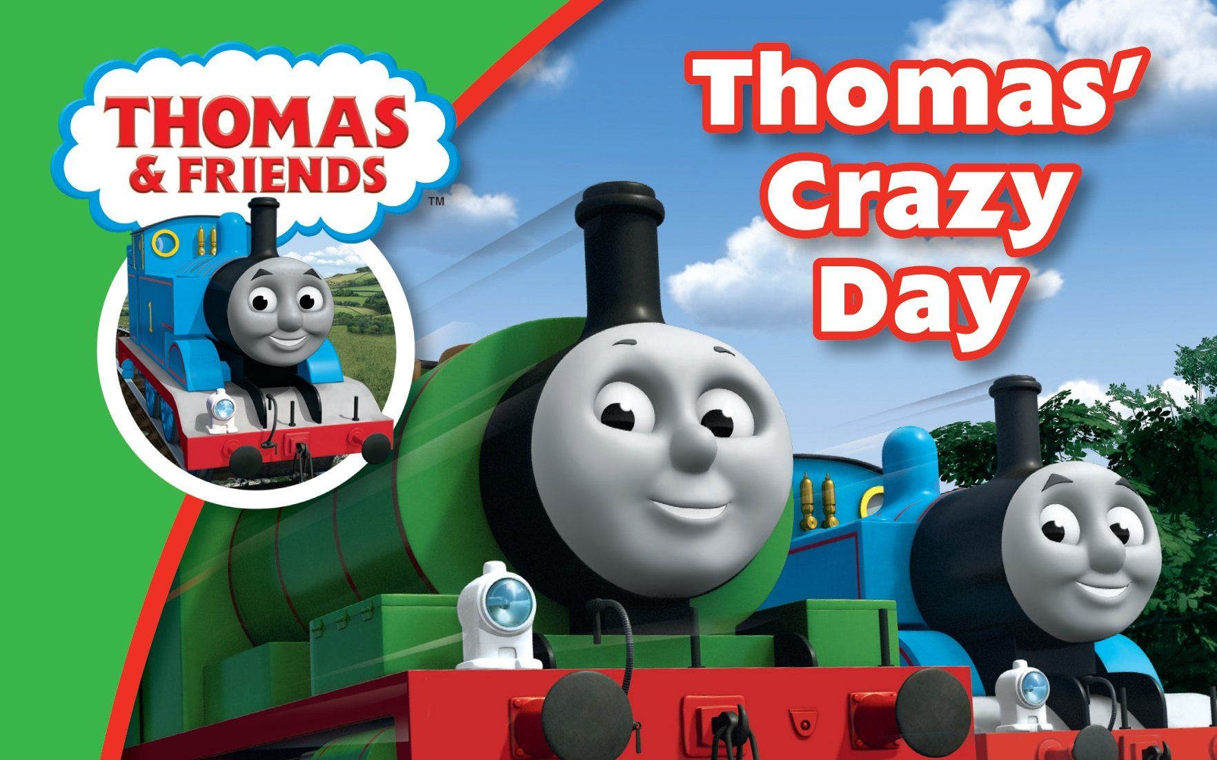 《托马斯和朋友:托马斯疯狂的一天 Thomas & Friends: Thomas' Crazy Day》儿童英语绘本故事书哔哩哔哩bilibili