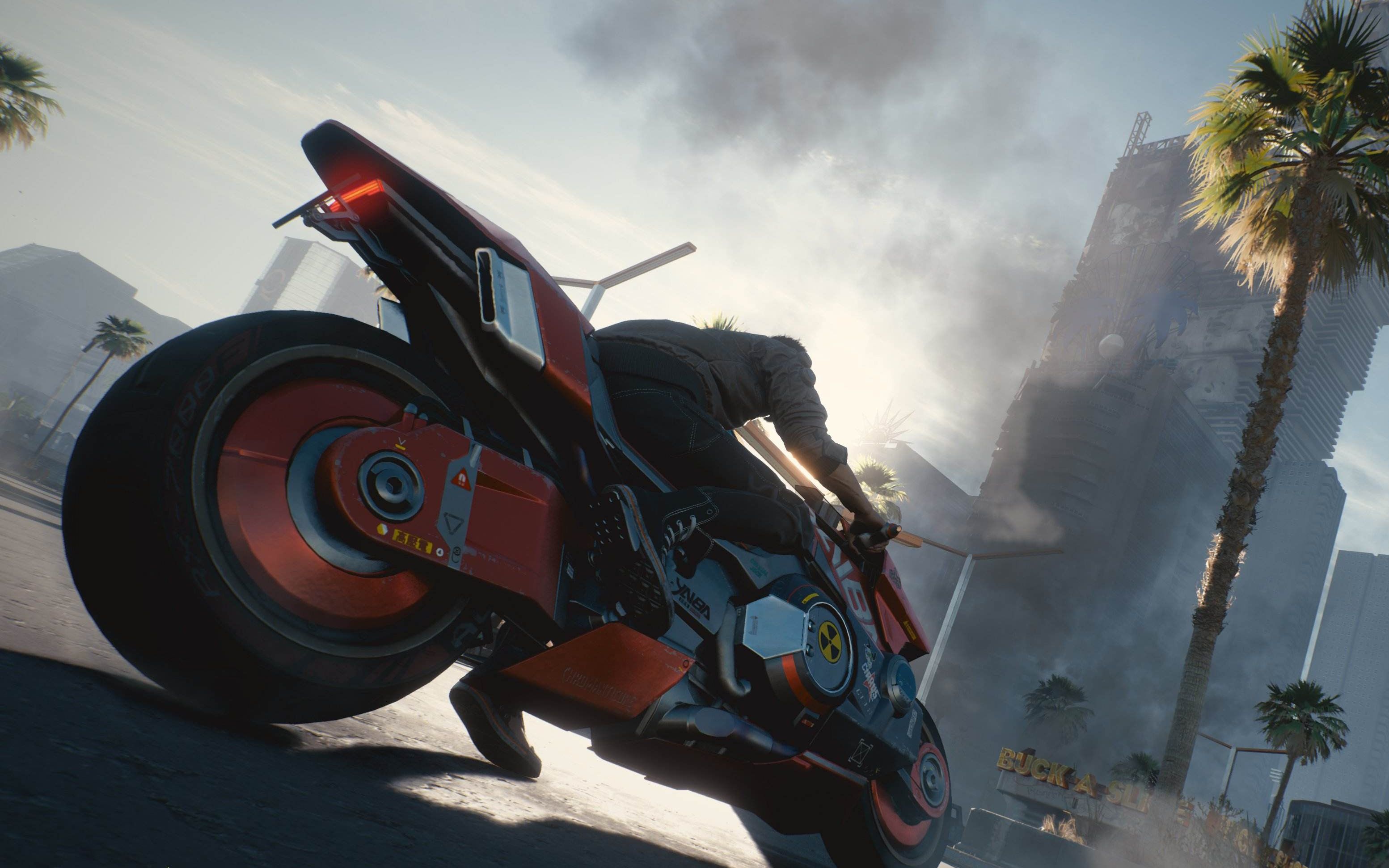 赛博朋克2077真香-摩托车第一视角还是爽_哔哩哔哩_bilibili