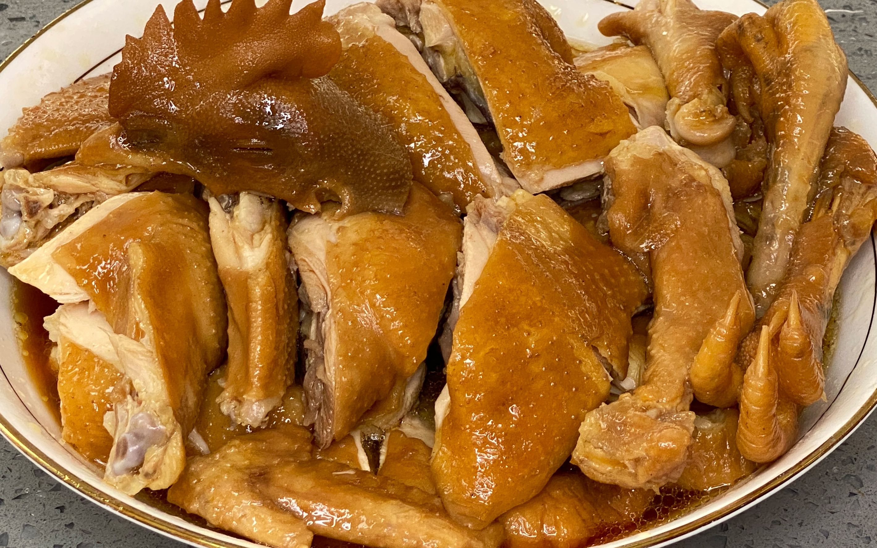 跟鲜厨100第二期的学员做的四杯鸡,太好吃了,难怪导师们都说赞_哔哩