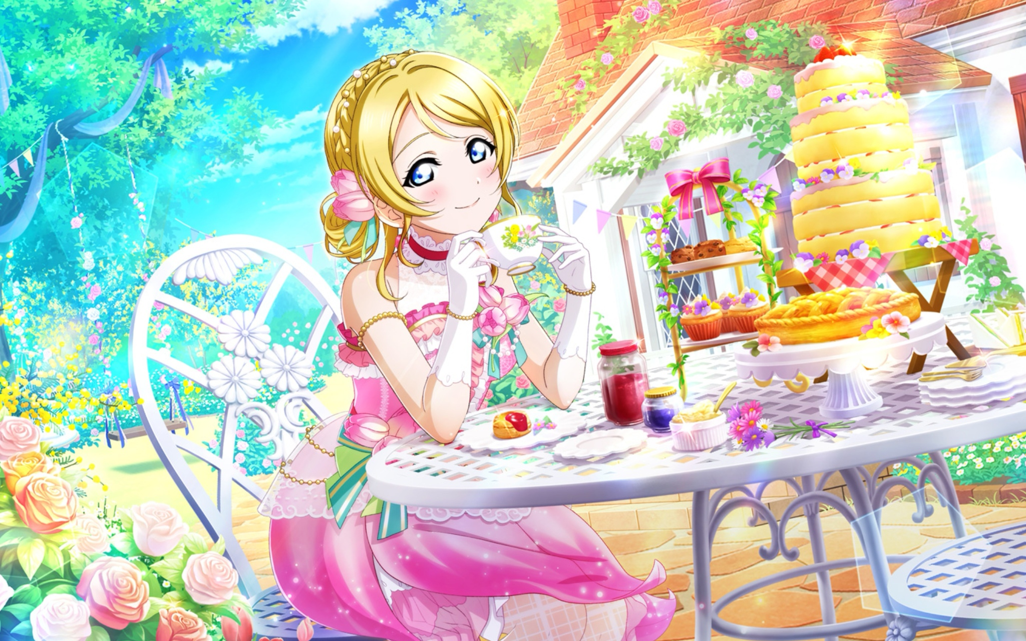 【llas 倒计时】绚濑绘里 flower princess ur衣装鉴赏