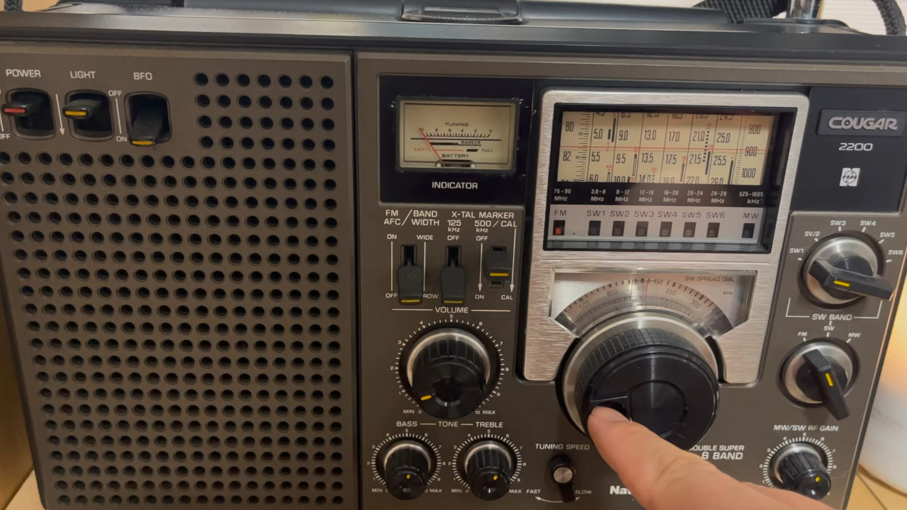 日本松下收音机,1976年制造(47岁了).