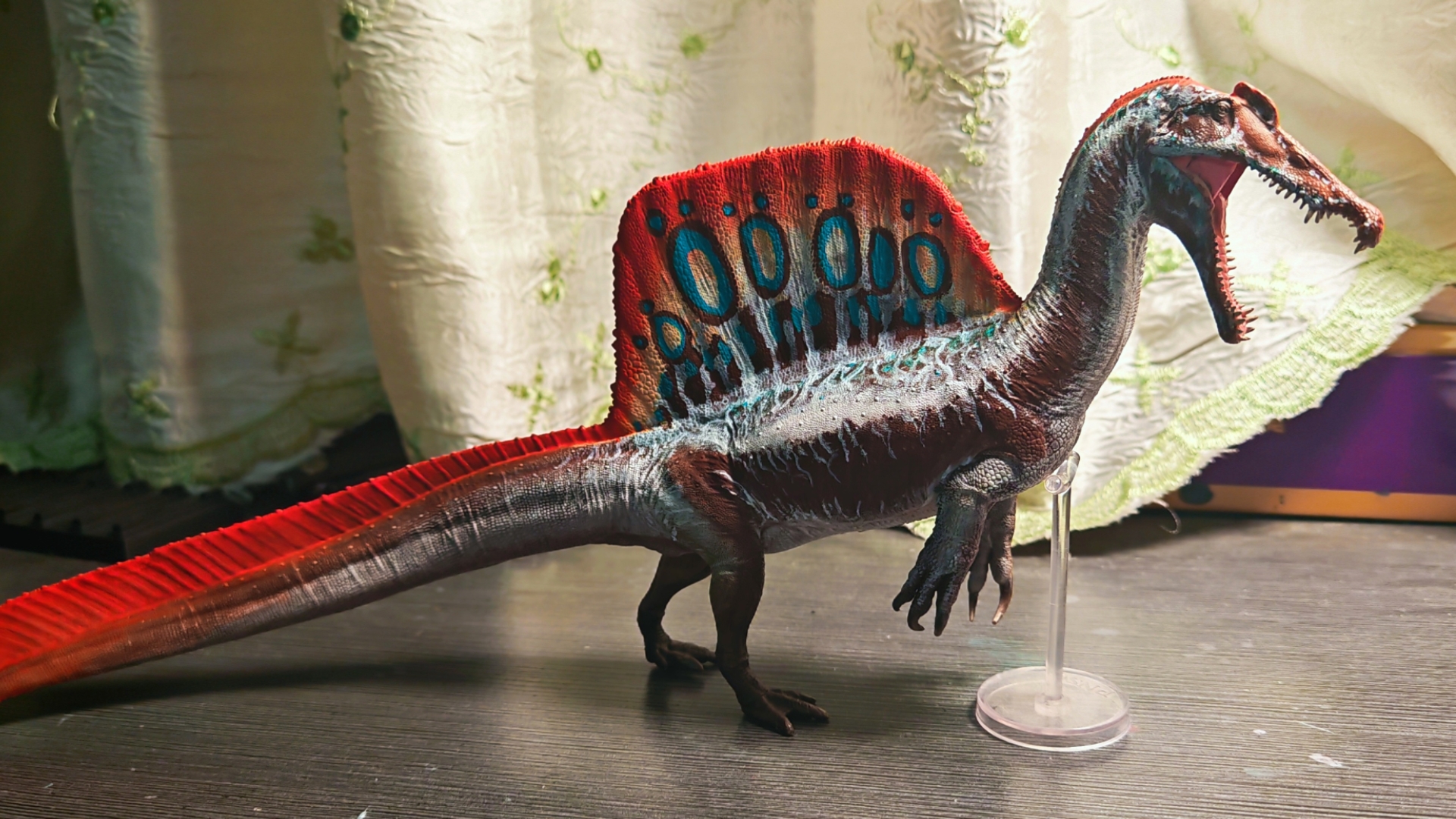 pnso棘龙埃辛仿侏罗纪公园重涂