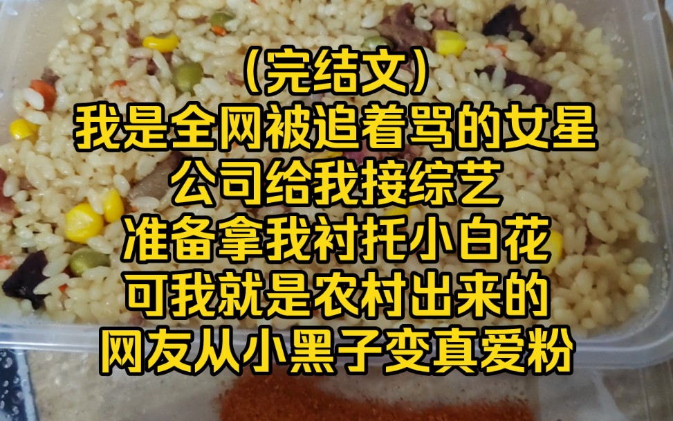 (完结文)我是全网被追着骂的女星,眼见合约到期,公司给我接综艺,准备拿我衬托小白花,可我就是农村出来的,网友从小黑子变真爱粉哔哩哔哩bilibili