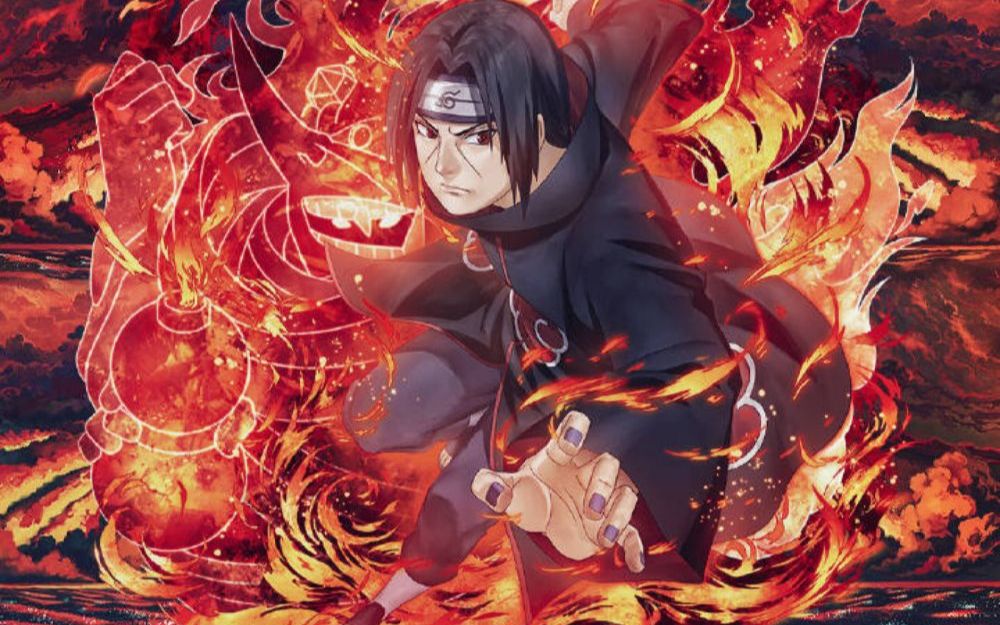 秽土转生鼬高然实战 史上最强防反?(内含伊邪那美)_火影忍者手游