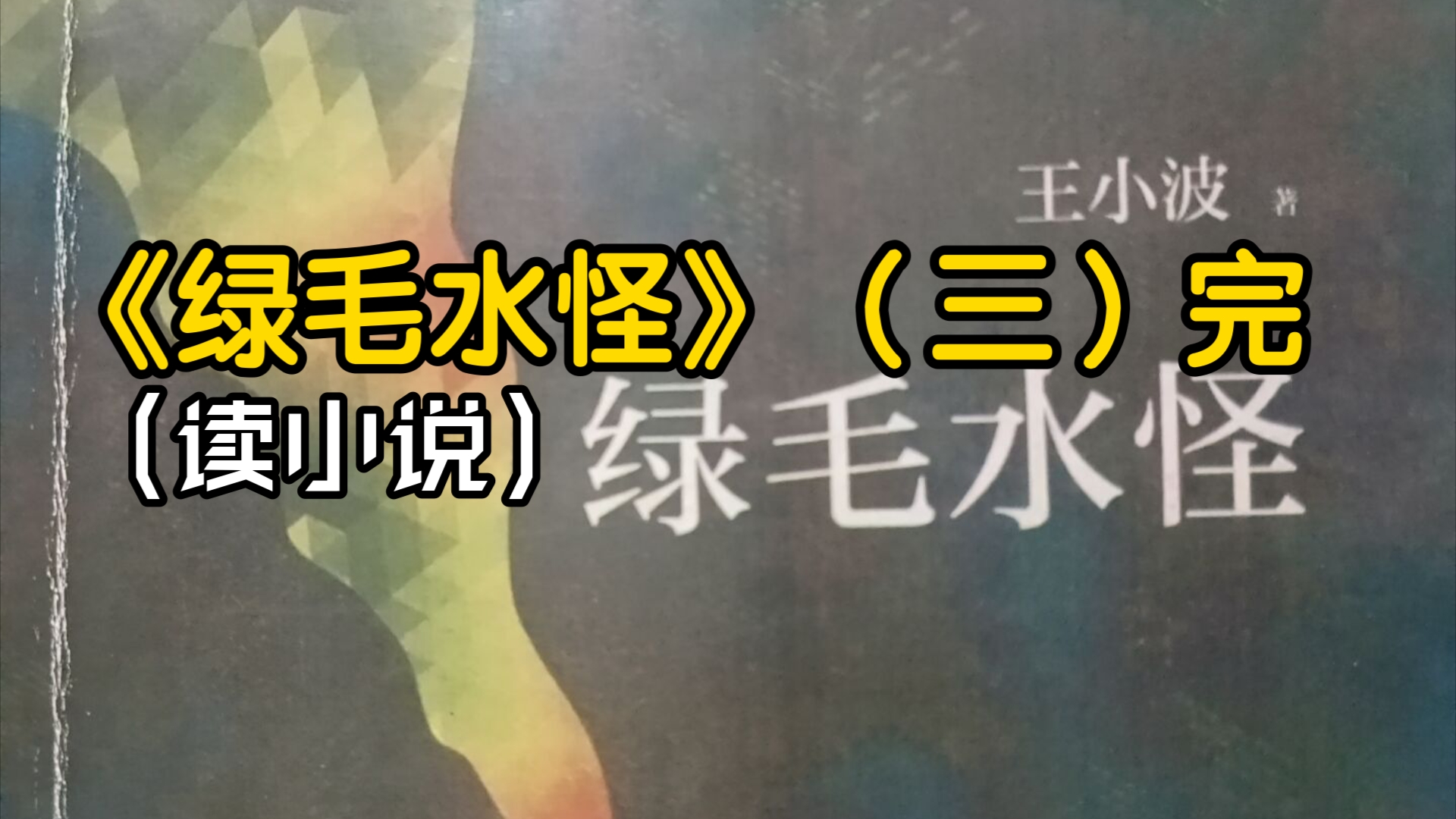 《绿毛水怪》(三)完 作者:王小波 (读小说)实在遗憾