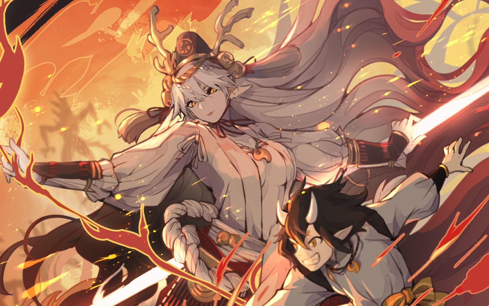 【阴阳师】【铃鹿御前】520到了,就把节日和你的生日一起过了吧,姐姐