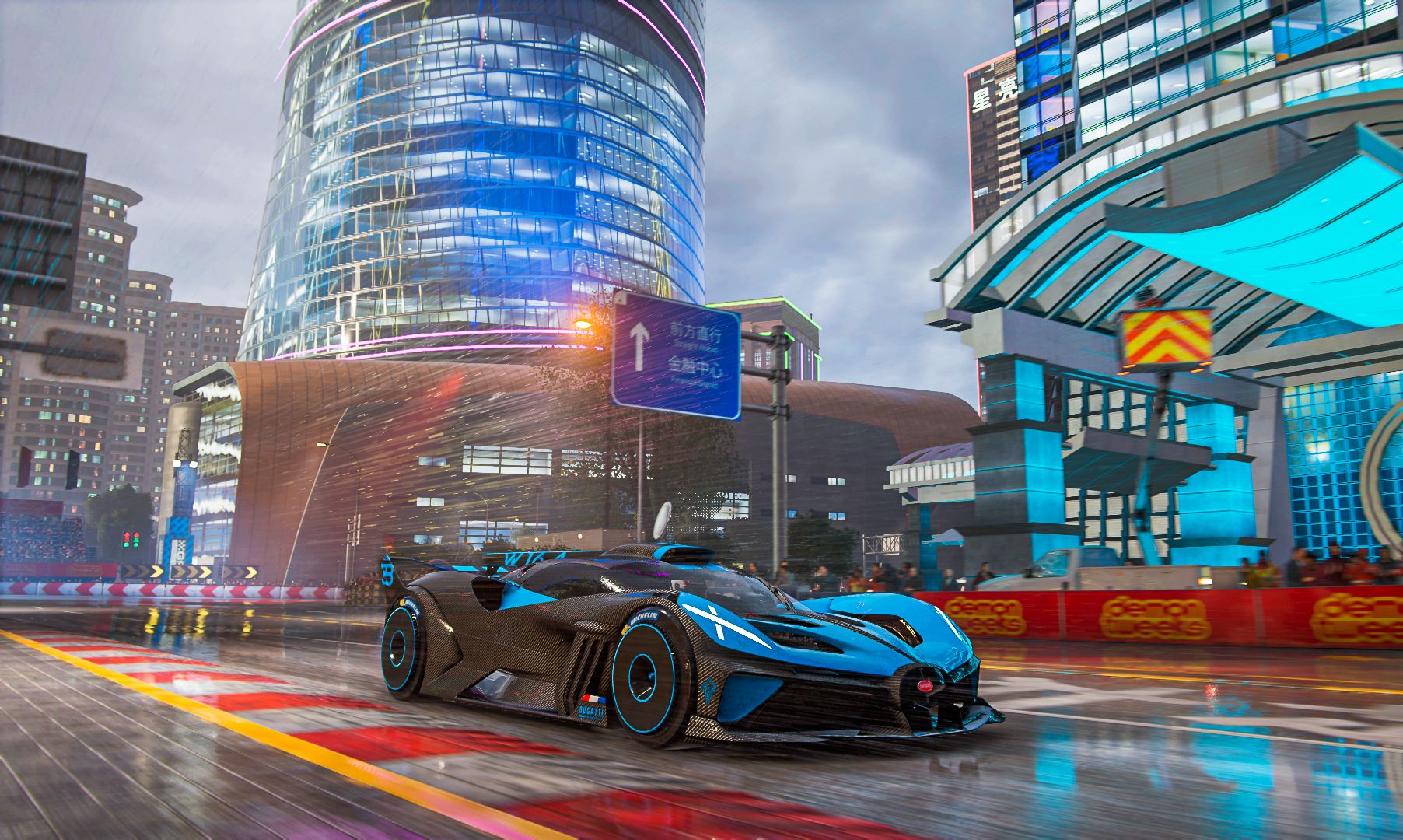 【grid legends】 布加迪 bolide - 上海 yanan tunnel run