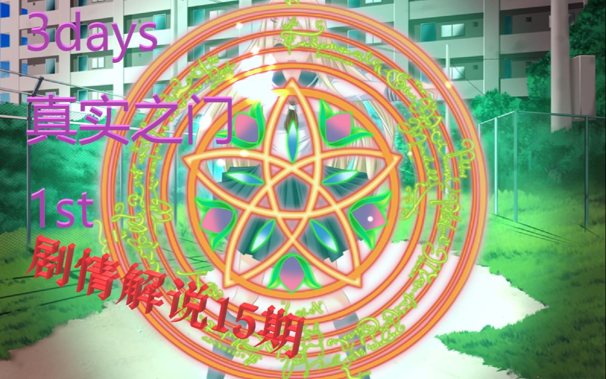 【细雨】3days剧情解说第15期 真实之门1st