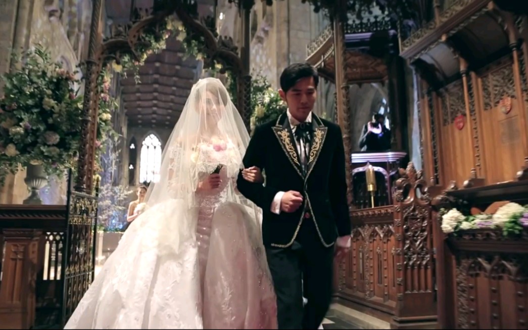 周杰伦昆凌教堂婚礼