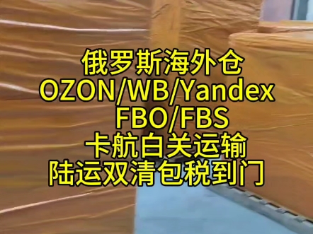 自营俄罗斯海外仓/wildberries/ozon/yandex/ #速卖通 #wildberries #ozon #yandex #一件代发 #跨境电商哔哩哔哩bilibili