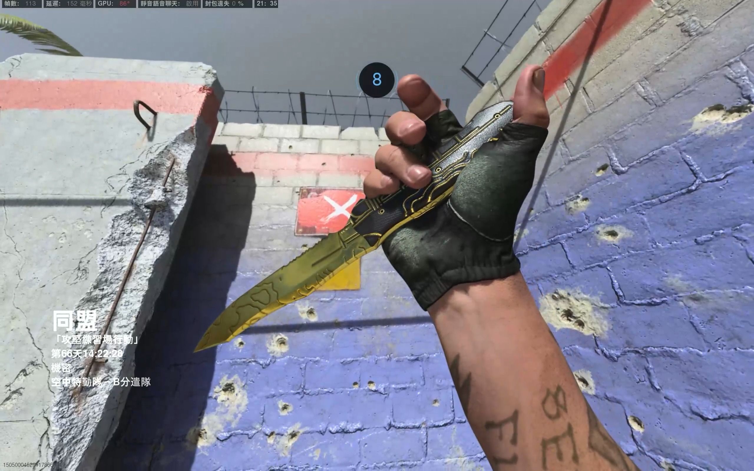 call of duty modern warfare 2019 使命召唤16 小刀黄金皮肤 多人