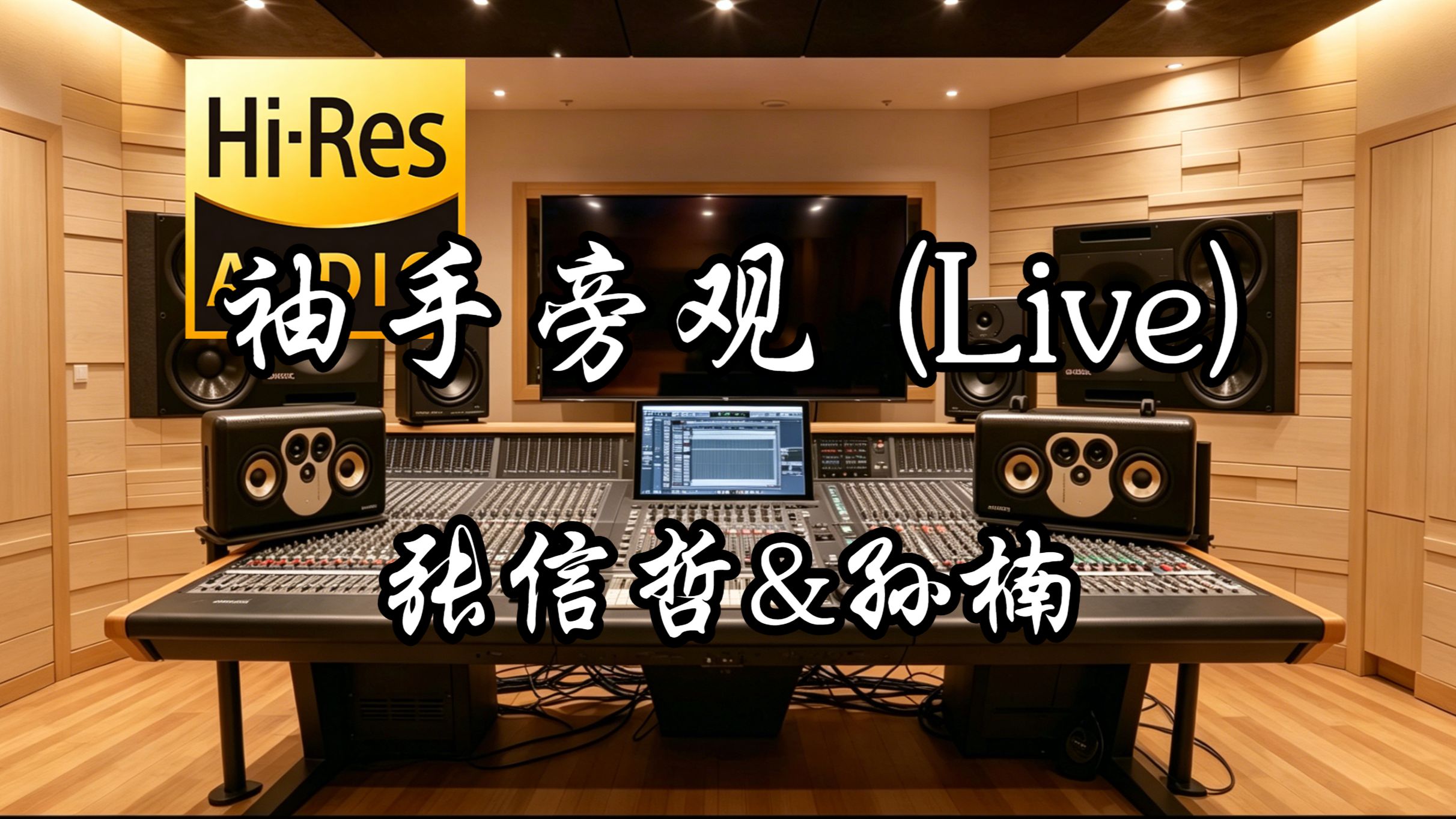 【??-???无损音质】《袖手旁观 (Live)》- 张信哲&孙楠 天赐的声音第七季 第2期 百万豪装录音棚大声听
