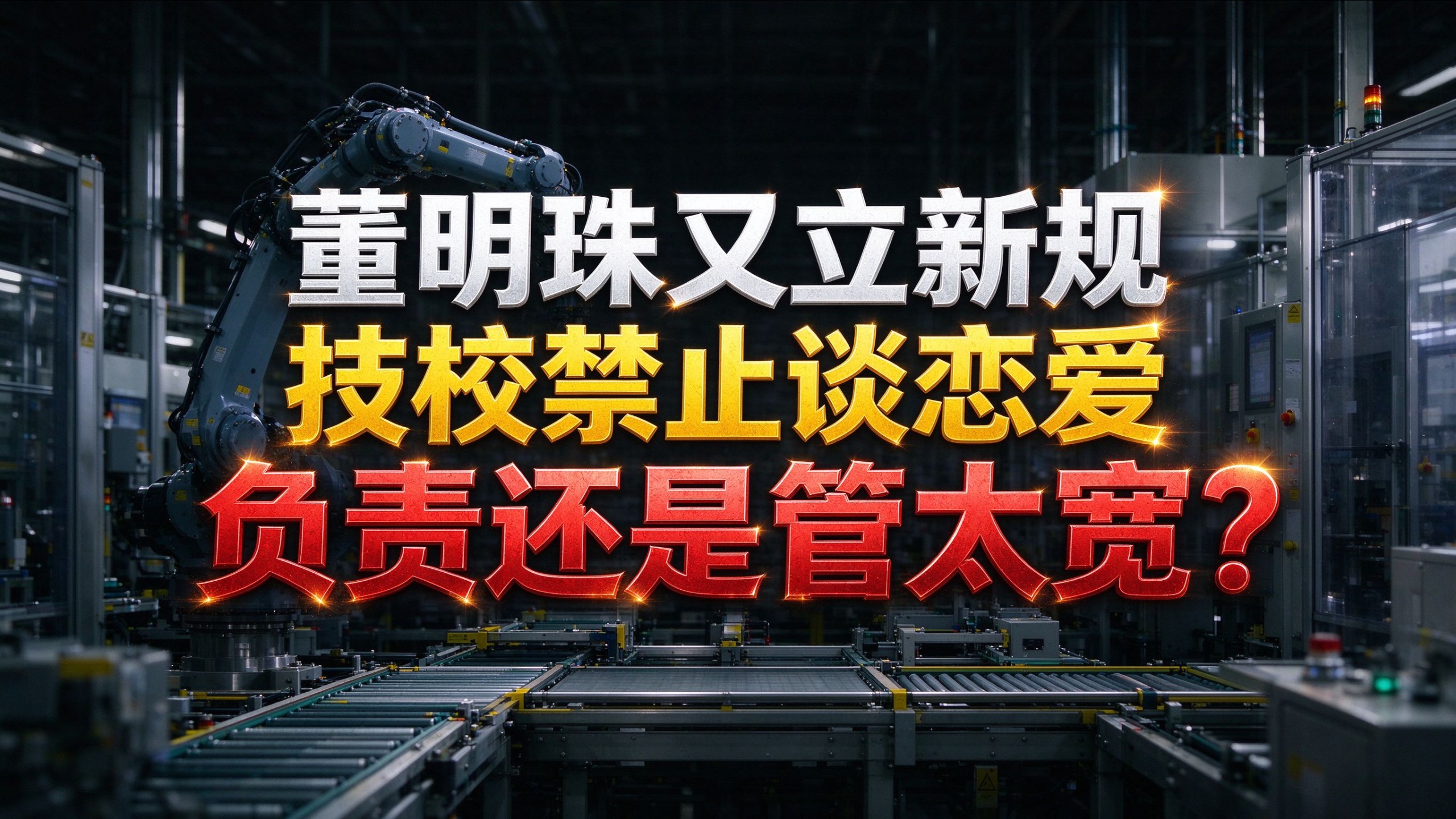 十几岁不准谈恋爱？董明珠开学第一课，把网友吵翻了