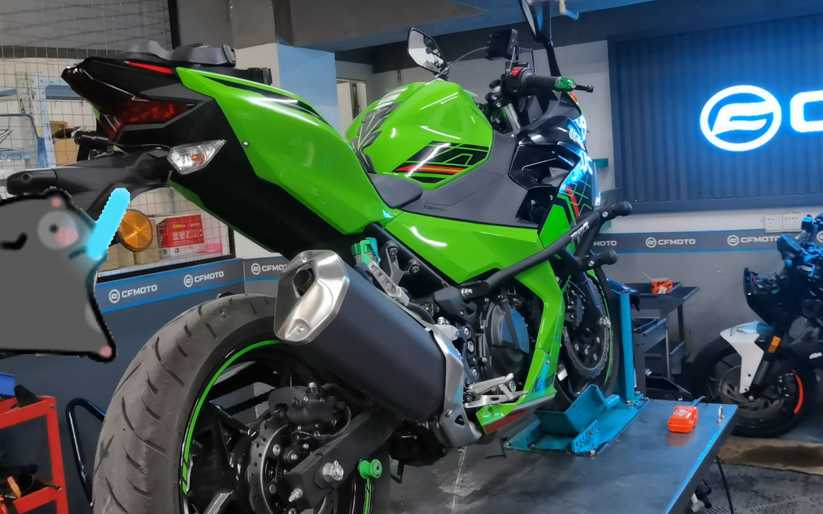 猛男才能驾驭的颜色ninja400 dva 版画