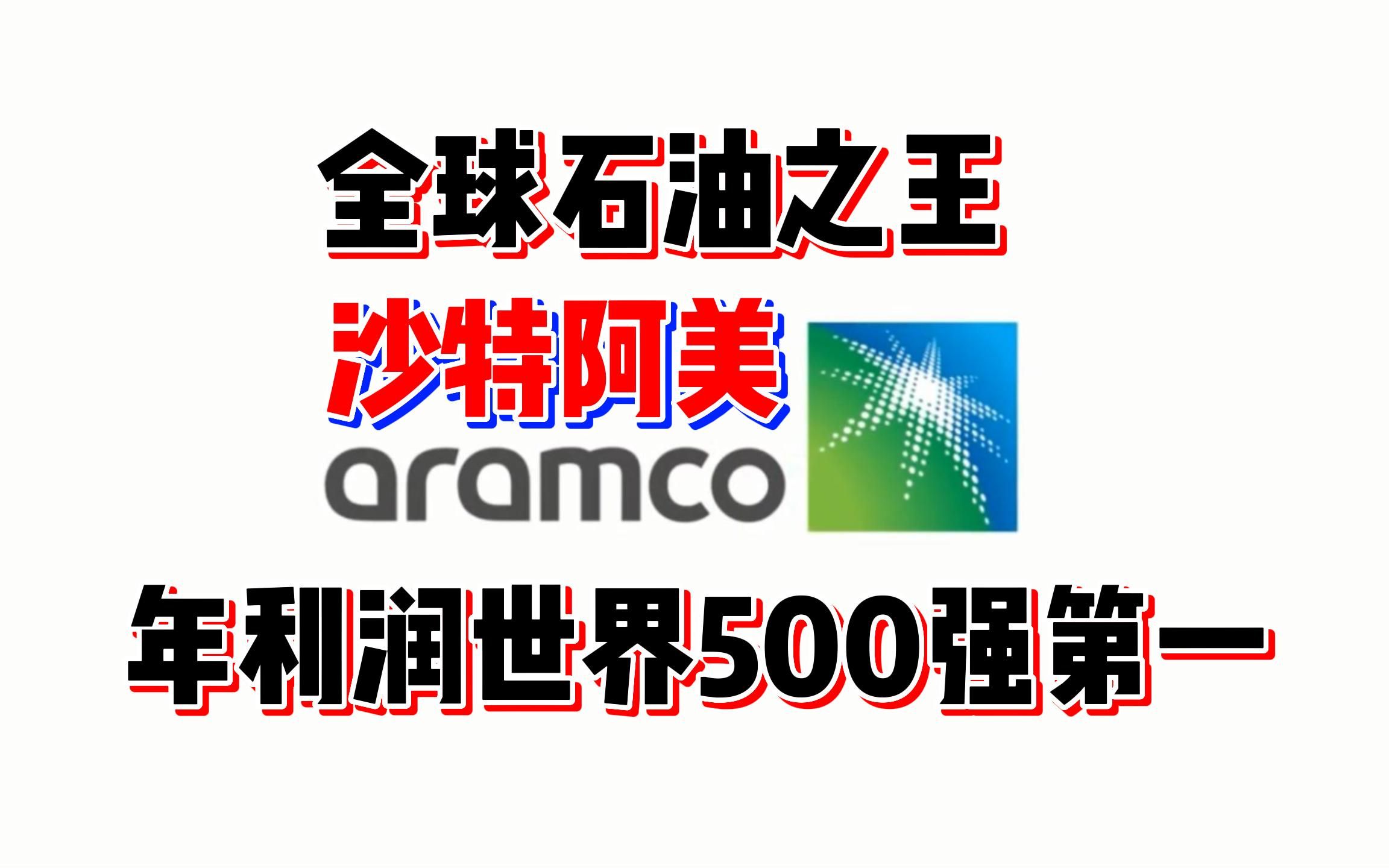 石油之王沙特阿美,年利潤世界500強第一,造就全球第一的ipo記錄