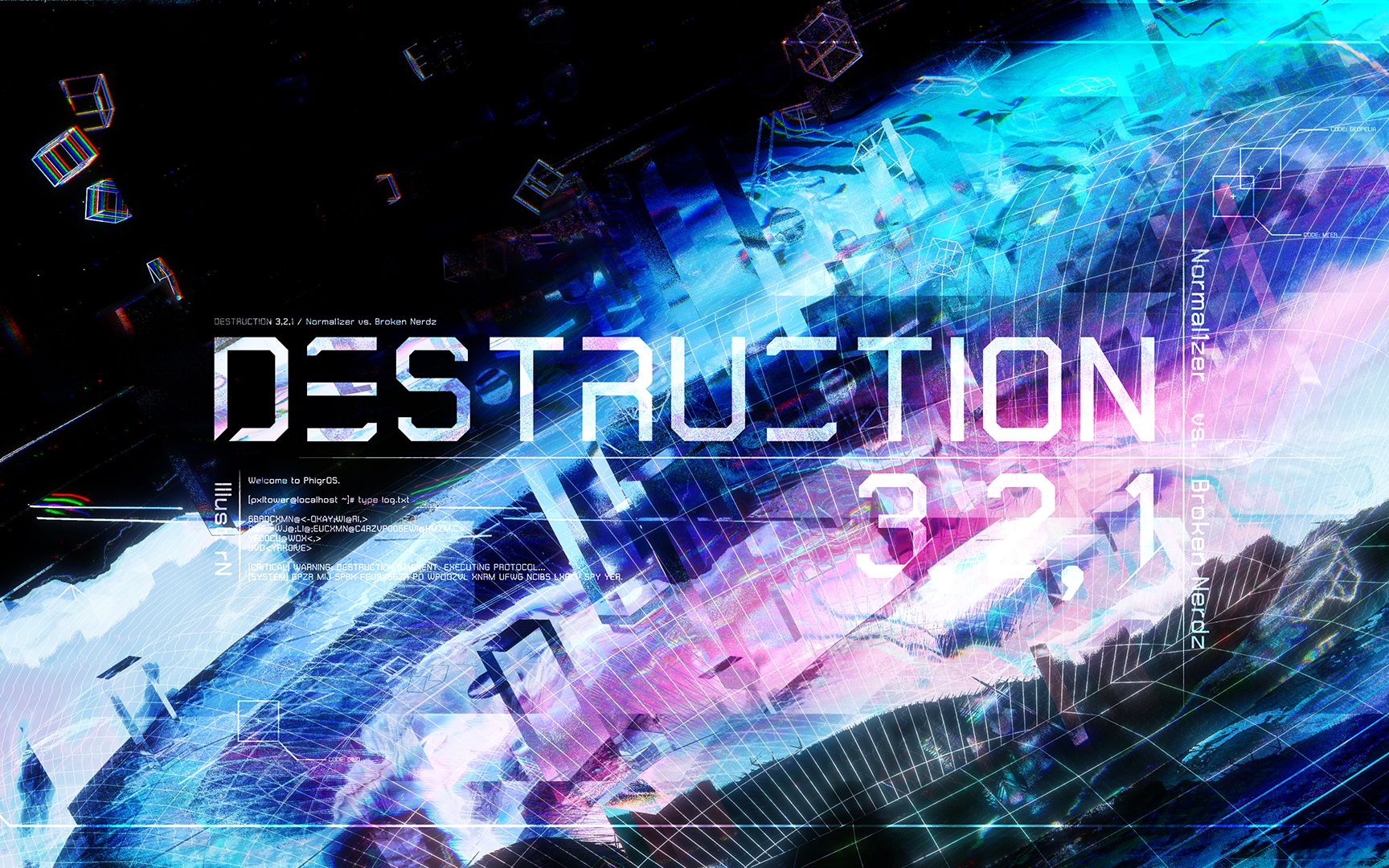 [图]【绘画过程】DESTRUCTION 3,2,1のジャケットができるまで（生放送アーカイブ）