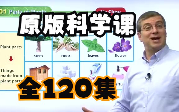 [图]美国中小学精选自然科学+社会科学L1-L4完整版课程【全120集+PDF教材+配套习题】