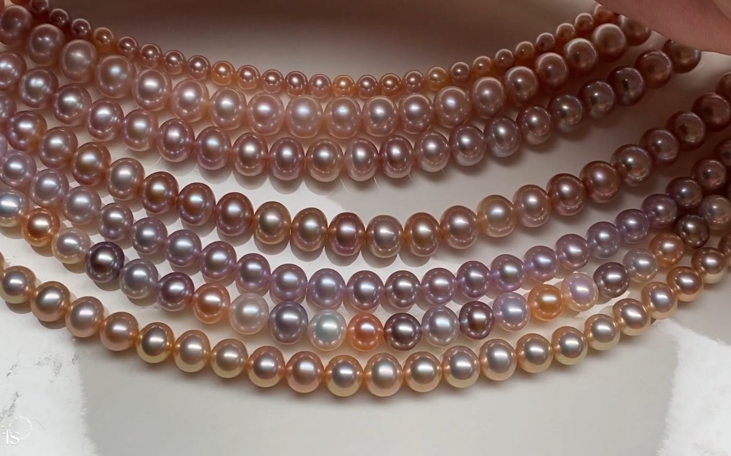 5-7mm 糖果色 金属光 香芋紫 混彩 无核|出完无补 一物一拍|复古 天然