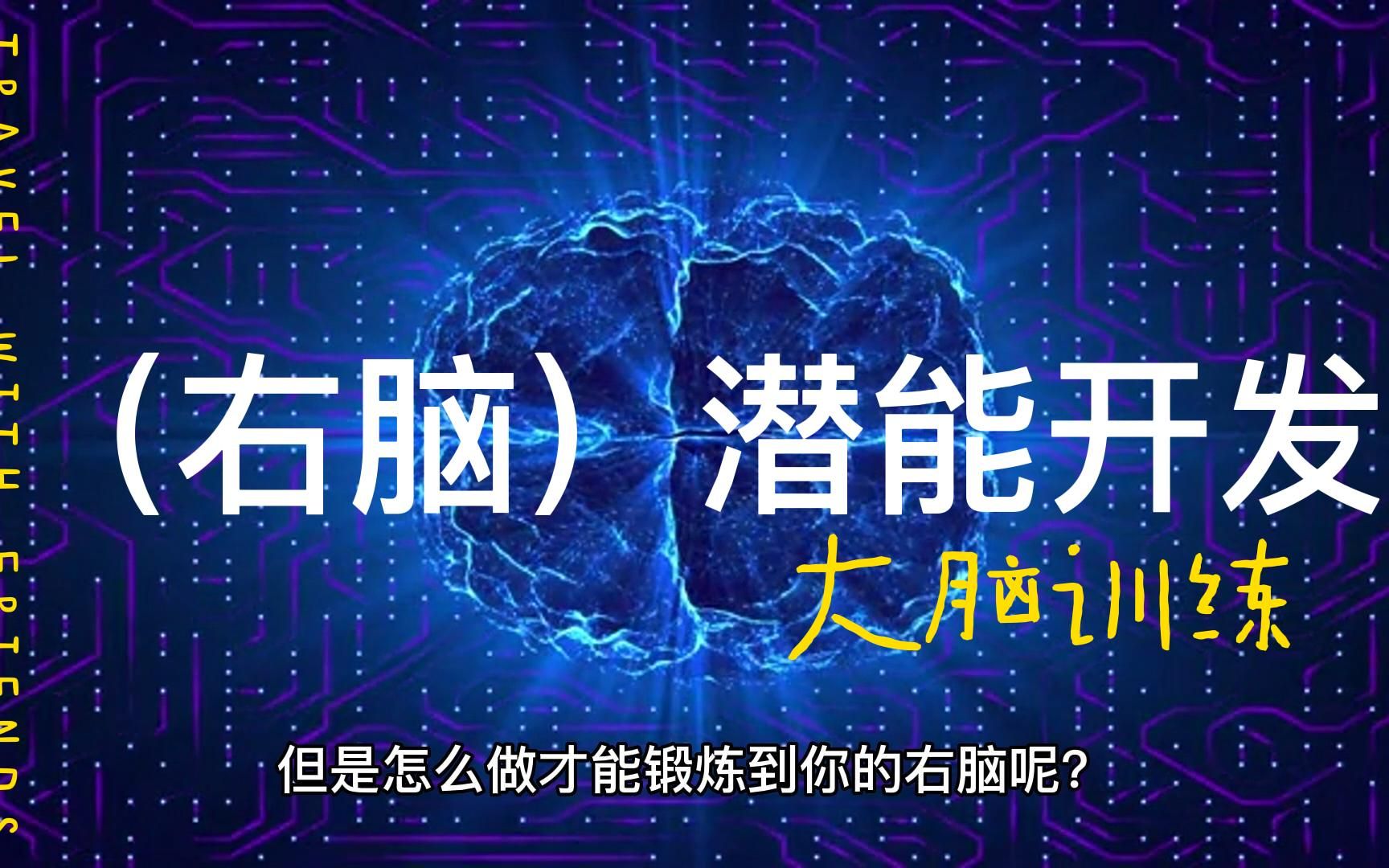 通过训练右脑来提高记忆力专注力是有原因依据的哔哩哔哩bilibili