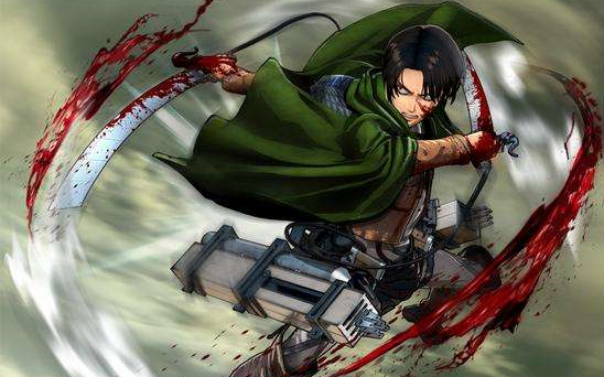 进击的巨人2帅出天际的里维兵长怒砍大猩猩