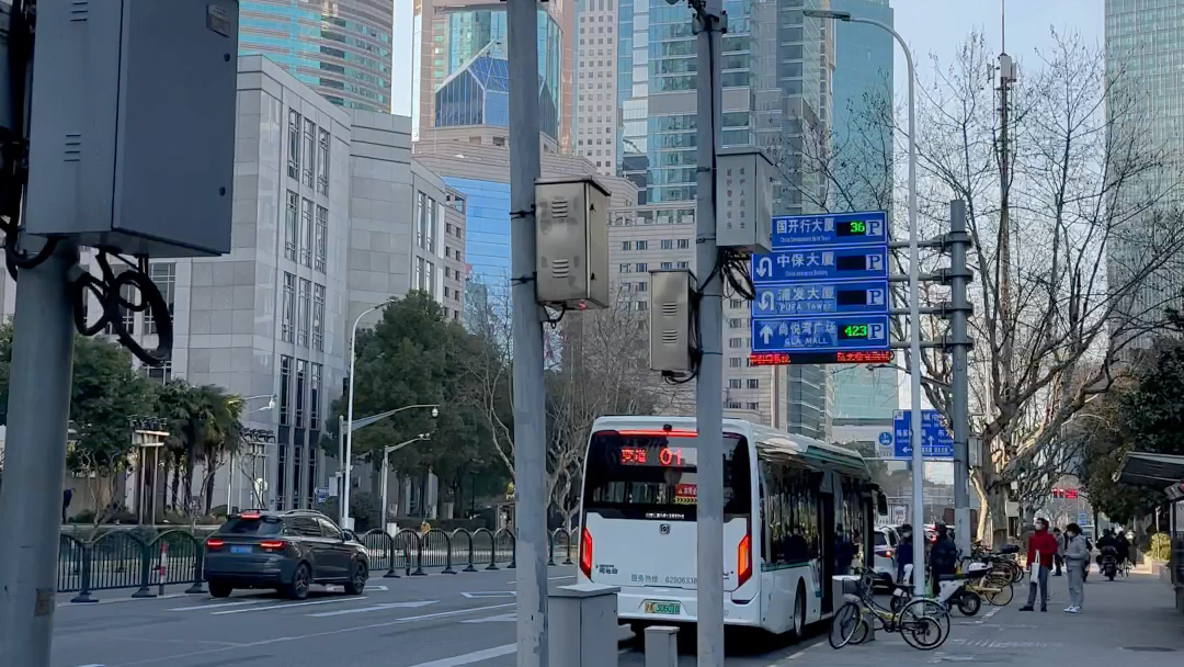 春日上海浦东南路街景随拍