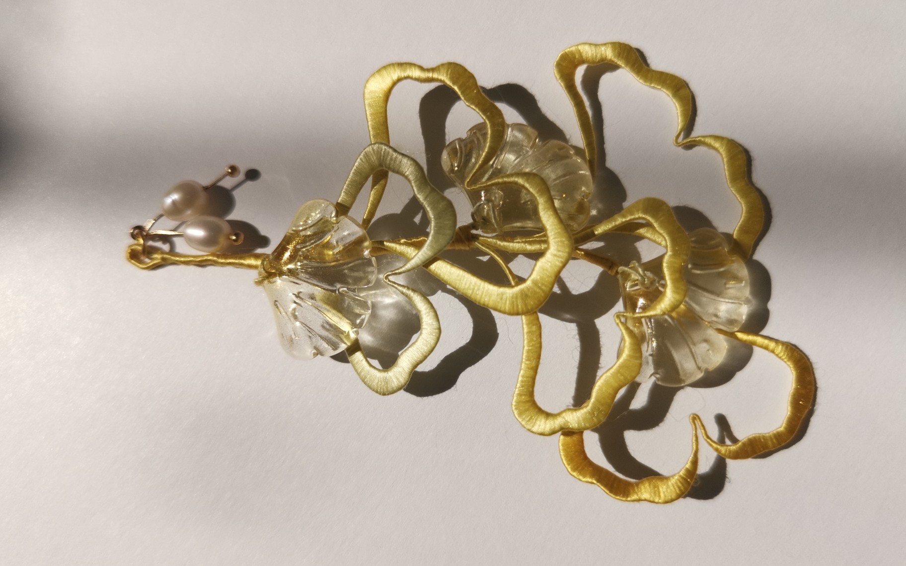 活动作品银杏缠花过程向分享