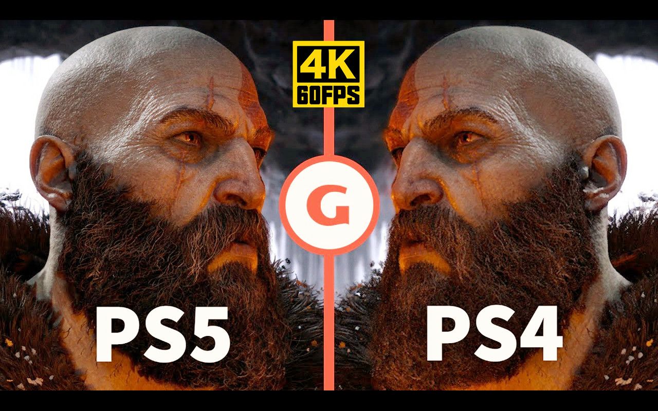 [图]【4K60帧】战神：诸神黄昏 | PS5 vs PS4 | 画质对比 | 来源：GameSpot