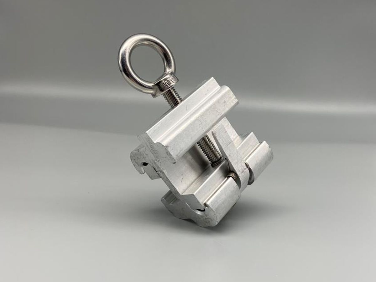 带电作业线夹配电网自锁式射枪s型线夹数控加工中