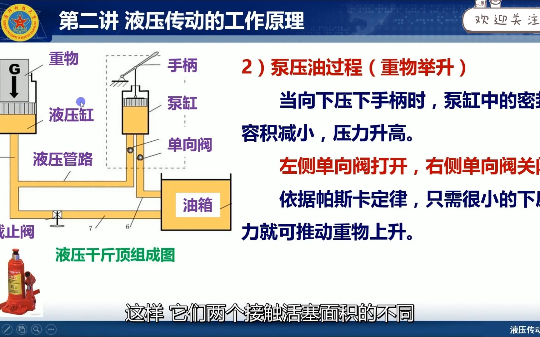 【液压传动】液压系统的组成与工作原理