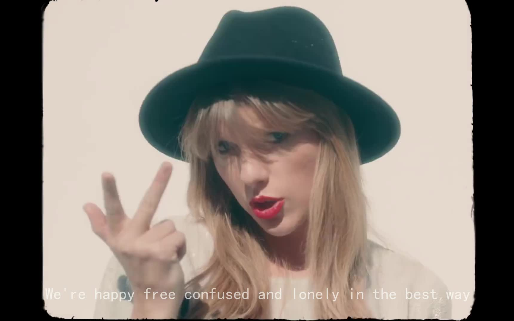 [图]【收藏级画质】【英文字幕】Taylor Swift - 22