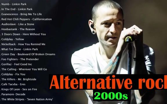 21世纪初10年另类摇滚(Alternative Rock)经典集Linkin Park, Creed, 3 Doors Down等哔哩哔哩bilibili