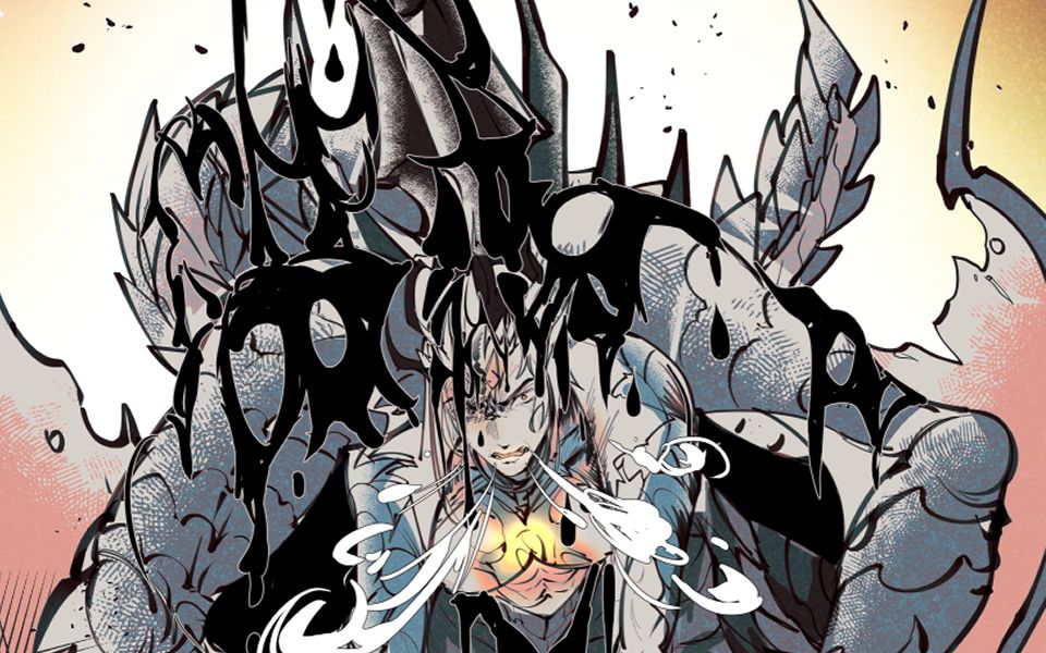 【怪猎拟人】巨戟龙 绘画过程