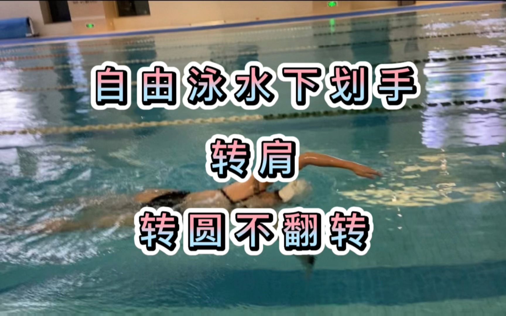 自由泳:边划手边转肩?转肩转圆不翻转!-泳培帮Go游泳-泳培帮Go游泳-哔哩哔哩视频