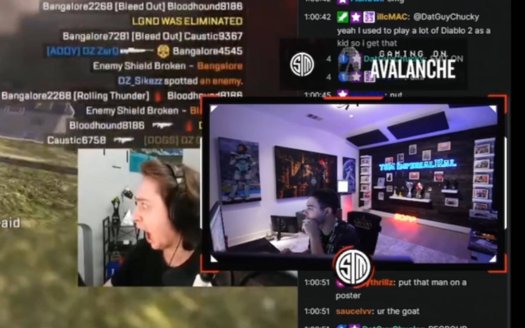 小h反复欣赏zero训练赛盲狙天使降临附带大零老师顶级世界级男高音