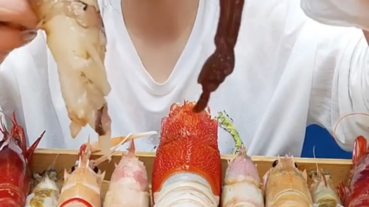 海神后海螯虾,红魔虾合集～过瘾啊