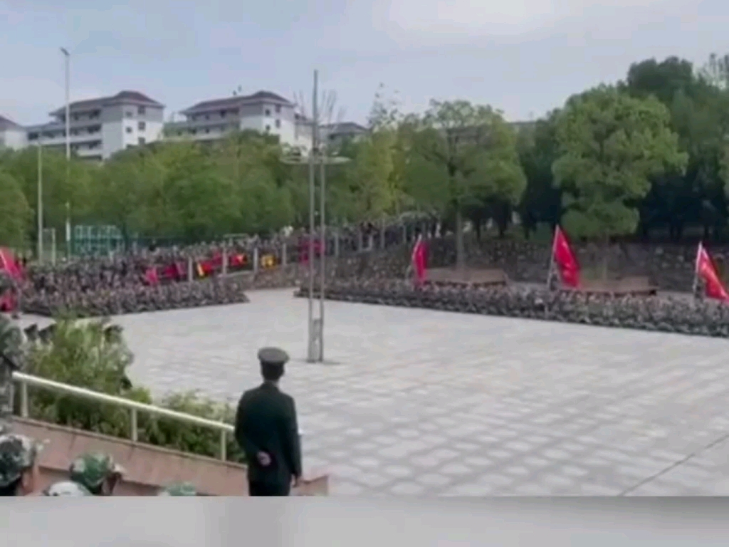 军训教官队列动作演示8分钟长视频，震撼全场，致敬军旅！