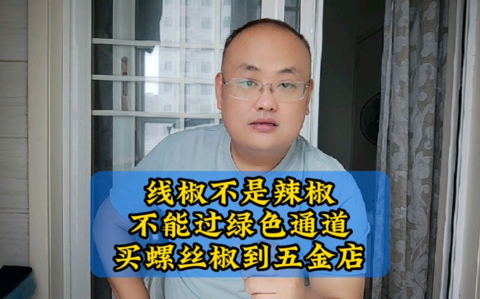 无言以对!线椒不是辣椒!买螺丝椒要到五金店?哔哩哔哩bilibili